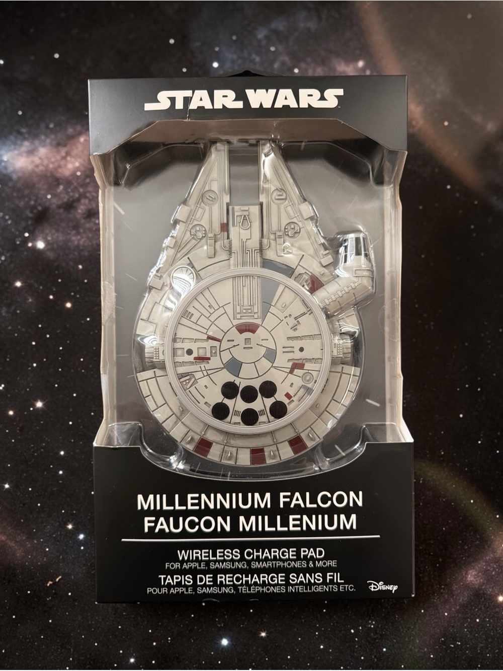 Star Wars Millennium Falcon Wireless Charge Pad for Apple & Samsung NEW SEALED